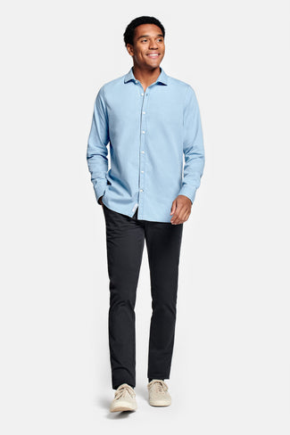 Charles * La Camisa Vaquera ultra light blue men's denim shirt | MR MARVIS