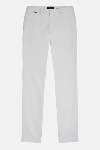Gullwings * Los Chinos light grey stretch cotton men's trousers | MR MARVIS