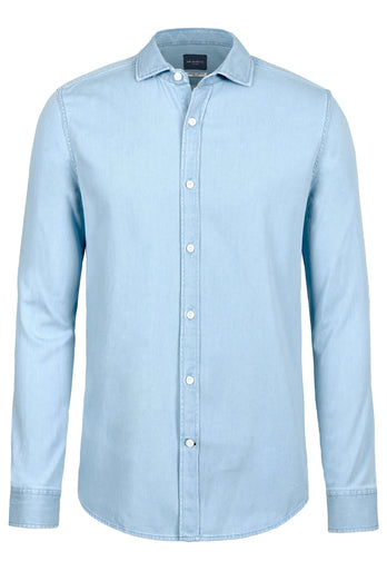 Charles * La Camisa Vaquera ultra light blue men's denim shirt | MR MARVIS