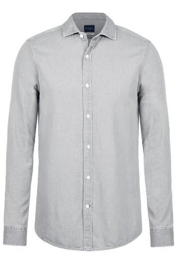 Louis * La Camisa Vaquera light grey men's denim shirt | MR MARVIS