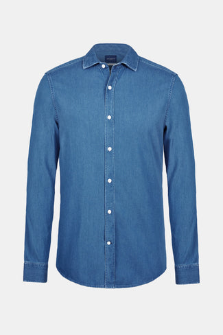 Carlos * La Camisa Vaquera mid blue men's denim shirt | MR MARVIS