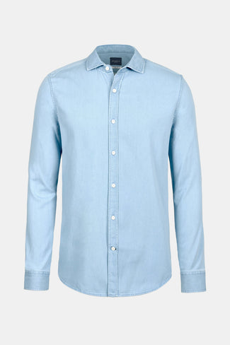 Charles * La Camisa Vaquera ultra light blue men's denim shirt | MR MARVIS