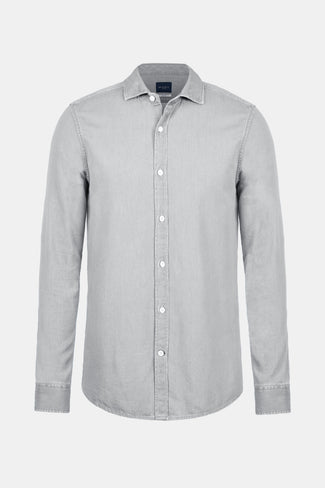 Louis * La Camisa Vaquera light grey men's denim shirt | MR MARVIS
