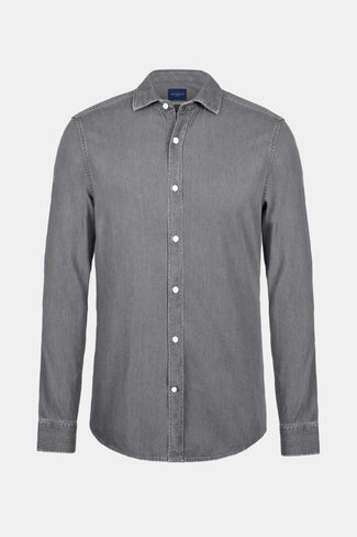 Miles * La Camisa Vaquera mid grey men's denim shirt | MR MARVIS