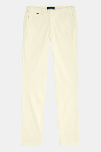 Limoncellos * Los Chinos light yellow stretch cotton men's trousers | MR MARVIS
