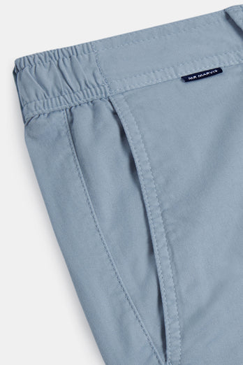Antarctics * Los Chinos grey blue stretch cotton men's trousers | MR MARVIS