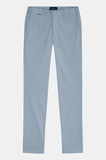 Antarctics * Los Chinos grey blue stretch cotton men's trousers | MR MARVIS