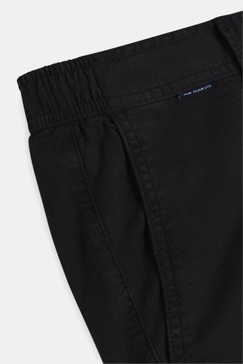 Blackjacks * Los Chinos black stretch cotton men's trousers | MR MARVIS