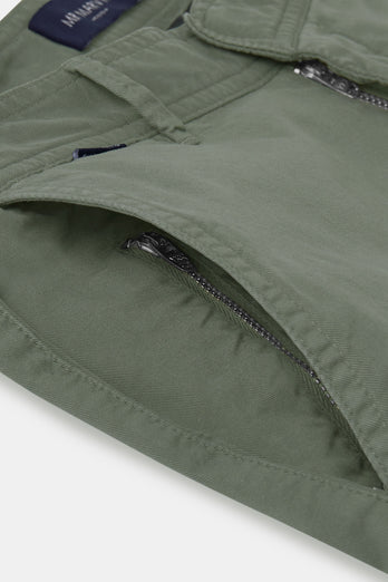 Defenders * Los Chinos green stretch cotton men's trousers | MR MARVIS