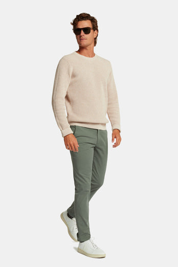 Defenders * Los Chinos green stretch cotton men's trousers | MR MARVIS
