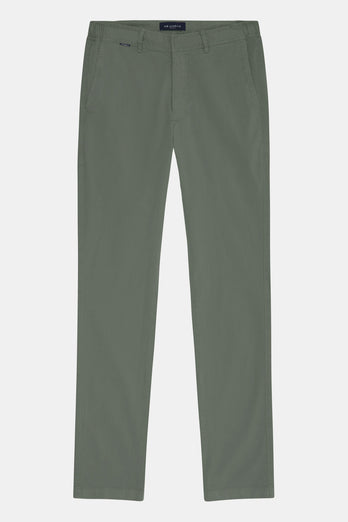 Defenders * Los Chinos green stretch cotton men's trousers | MR MARVIS