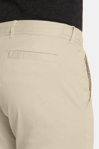 Gazettes * Los Chinos beige stretch cotton men's trousers | MR MARVIS