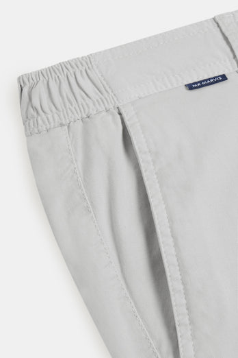 Gullwings * Los Chinos light grey stretch cotton men's trousers | MR MARVIS