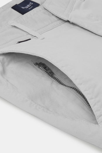 Gullwings * Los Chinos light grey stretch cotton men's trousers | MR MARVIS