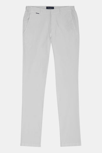 Gullwings * Los Chinos light grey stretch cotton men's trousers | MR MARVIS