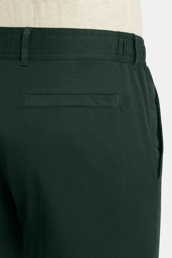 Lakes * Los Chinos dark green stretch cotton men's trousers | MR MARVIS
