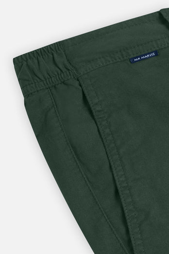 Lakes * Los Chinos dark green stretch cotton men's trousers | MR MARVIS