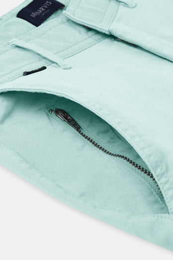 Mints * Los Chinos mint green stretch cotton men's trousers | MR MARVIS