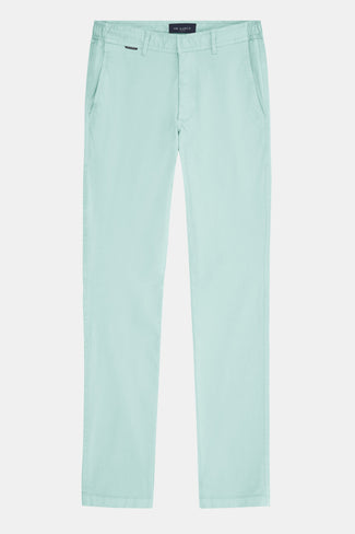 Mints * Los Chinos mint green stretch cotton men's trousers | MR MARVIS