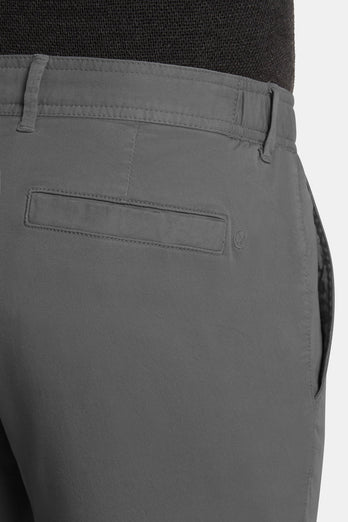 Newmans * Los Chinos mid grey stretch cotton men's trousers | MR MARVIS