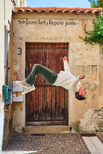 Defenders * Los Chinos green stretch cotton men's trousers | MR MARVIS