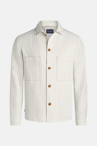 Coconuts Pinstripe * La Sobrecamisa de Lino