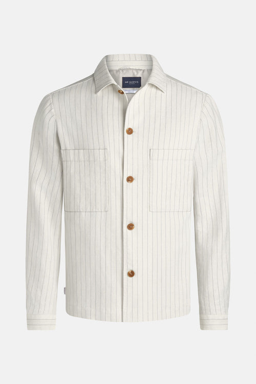 Coconuts Pinstripe * La Sobrecamisa de Lino