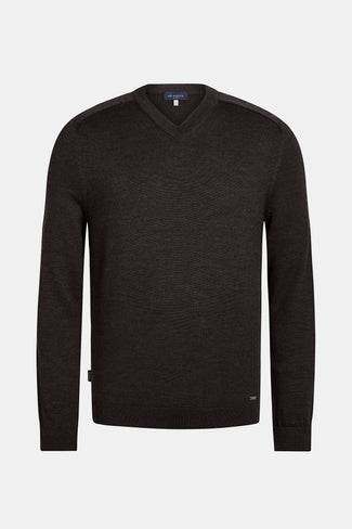Night Foxes * El Jersey Merino con Cuello en V