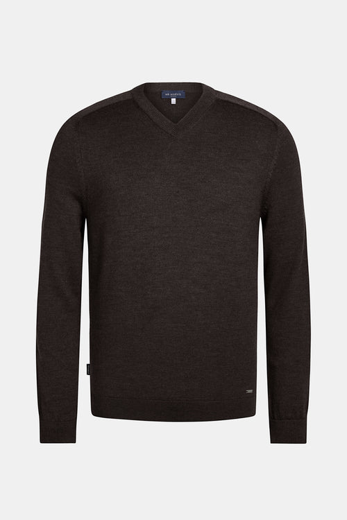 Night Foxes * El Jersey Merino con Cuello en V