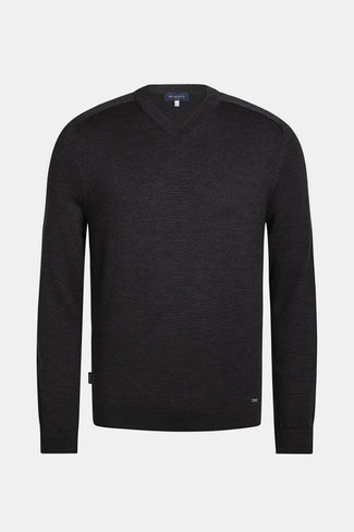 Storms * El Jersey Merino con Cuello en V