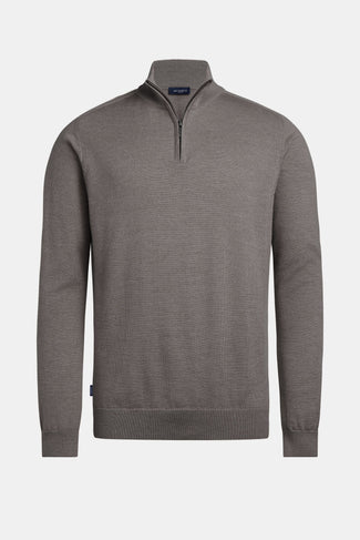Jones * El Jersey Merino con Cremallera
