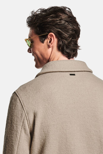 Baristas * La Sobrecamisa de Lana con Cremallera