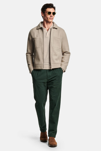 Baristas * La Sobrecamisa de Lana con Cremallera