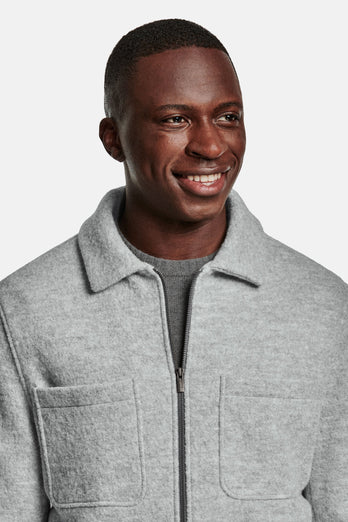 Oysters * La Sobrecamisa de Lana con Cremallera