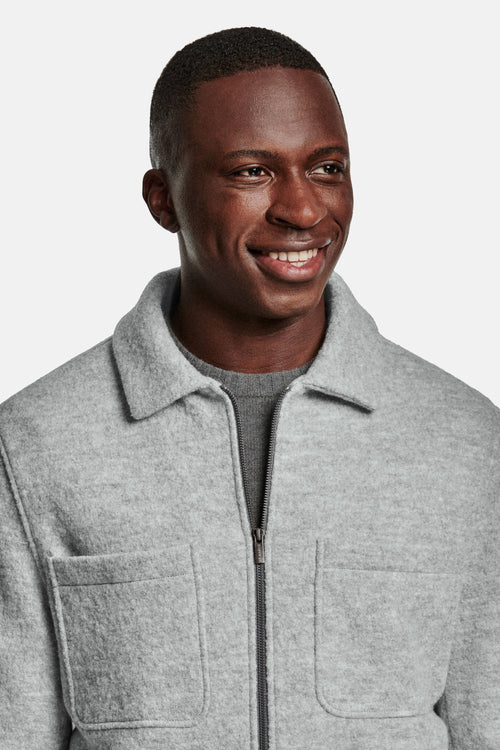 Oysters * La Sobrecamisa de Lana con Cremallera