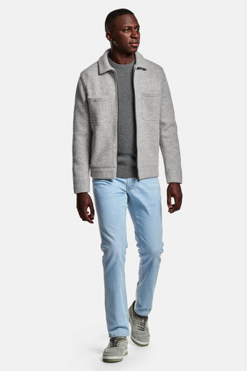 Oysters * La Sobrecamisa de Lana con Cremallera